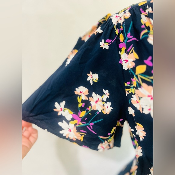 COTTON CANDY FLORAL PRINT DRESS SIZE L GREAT CONDITION - Picture 6 of 14